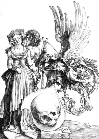 Albrecht Dürer: Coat of Arms with Skull