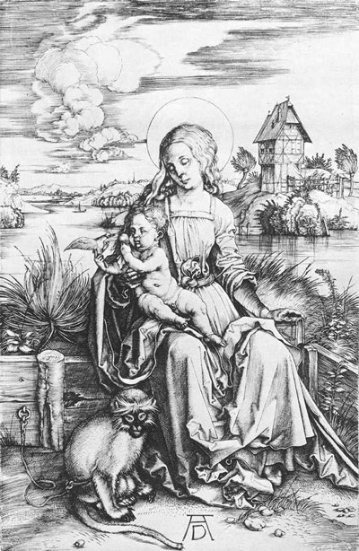 Albrecht Dürer: The Madonna with the Monkey