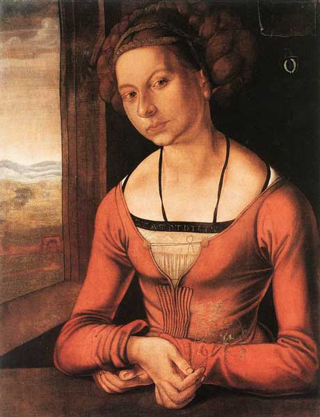 Albrecht Dürer: A Young Fürleger with Her Hair Done Up