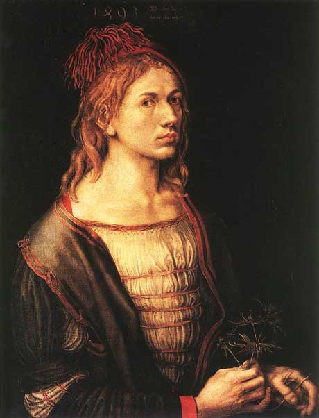 Albrecht Dürer: Self-portrait at 22