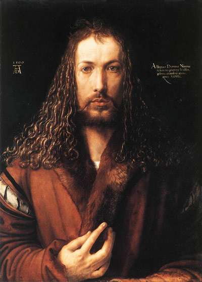 Albrecht Dürer: Self-Portrait in a Fur-Collared Robe