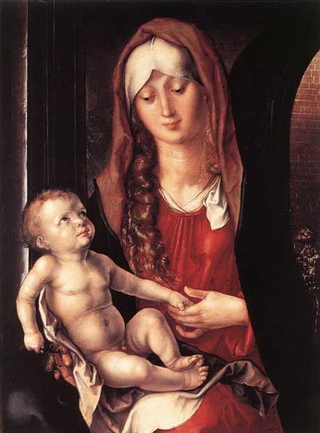 Albrecht Dürer: Virgin and Child before an Archway