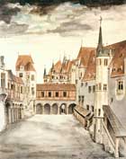 Albrecht Dürer: Castle in Innsbruck with Clouds