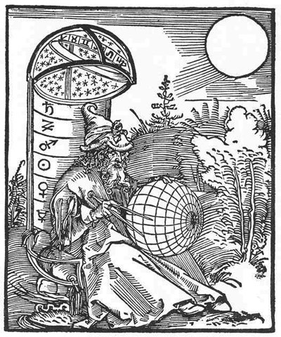 Albrecht Dürer: Astronomer, woodcut