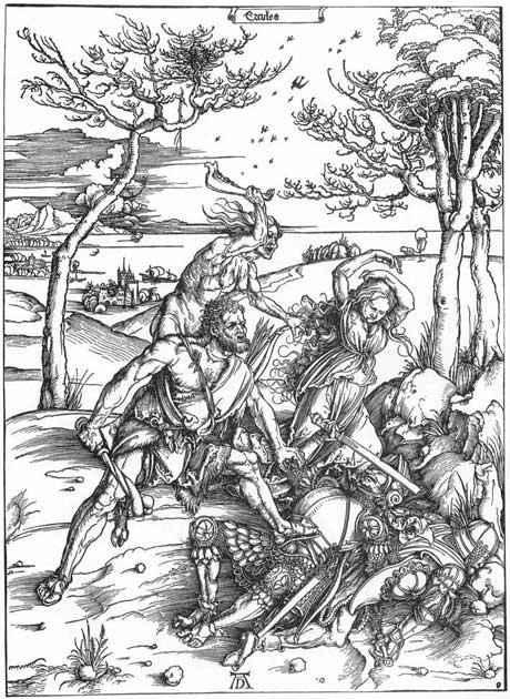 Albrecht Dürer: Hercules, woodcut