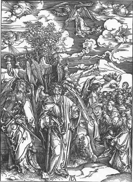 Albrecht Dürer: Four Angels Staying the Winds and Signing the Chosen
