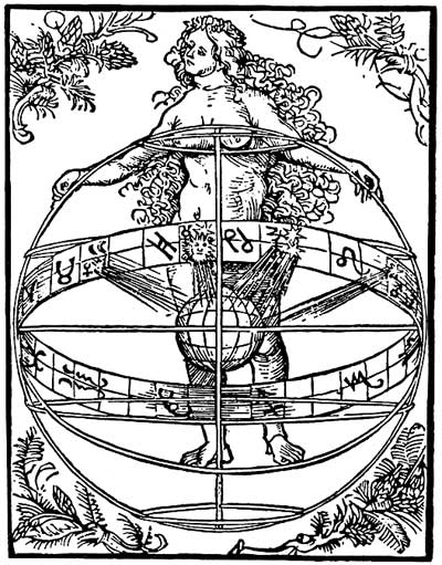 Albrecht Dürer: Woman with the Zodiac, woodcut