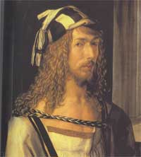 Albrecht Dürer: Self-Portrait - Detail